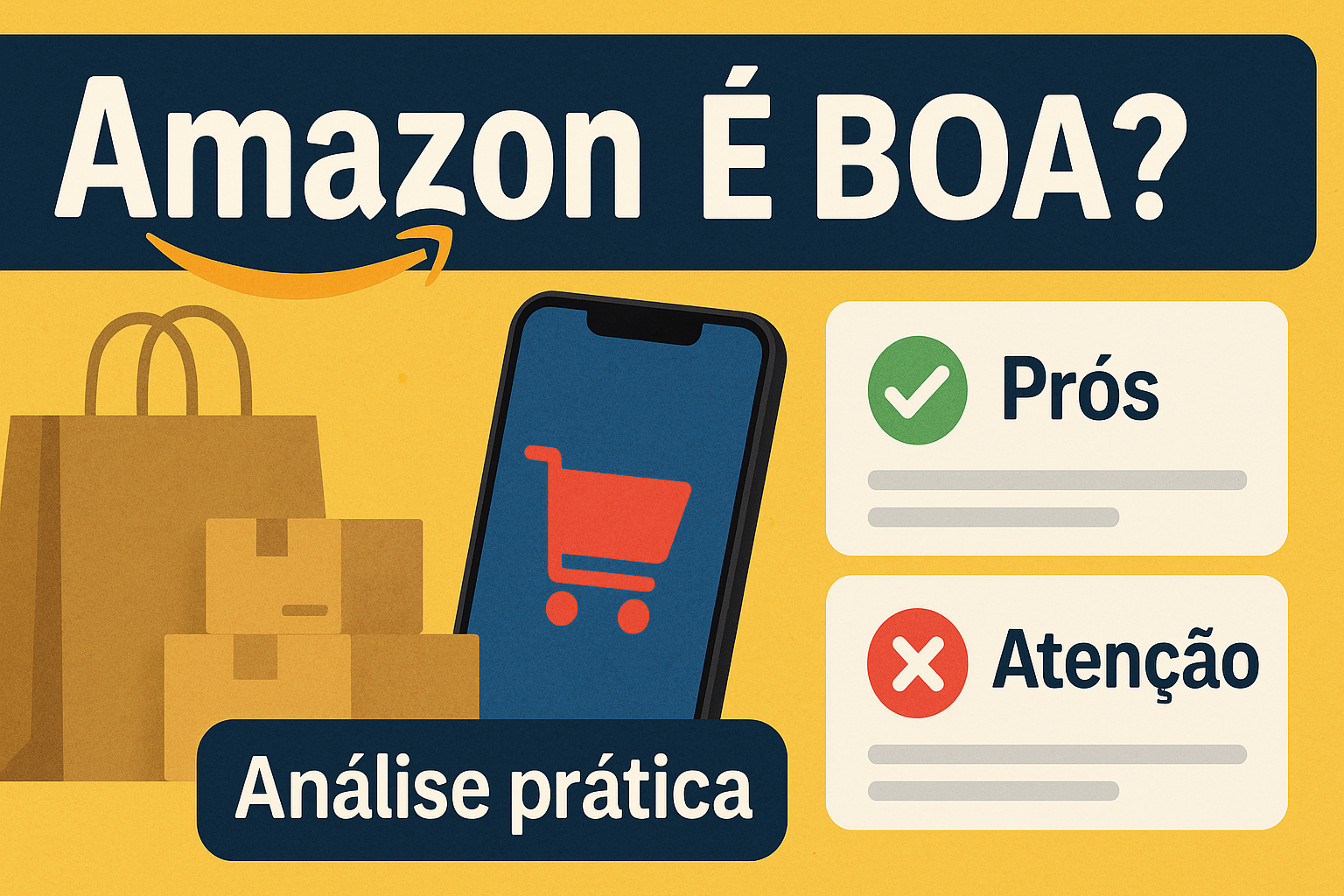 A Amazon é boa? Prós e contras para comprar online